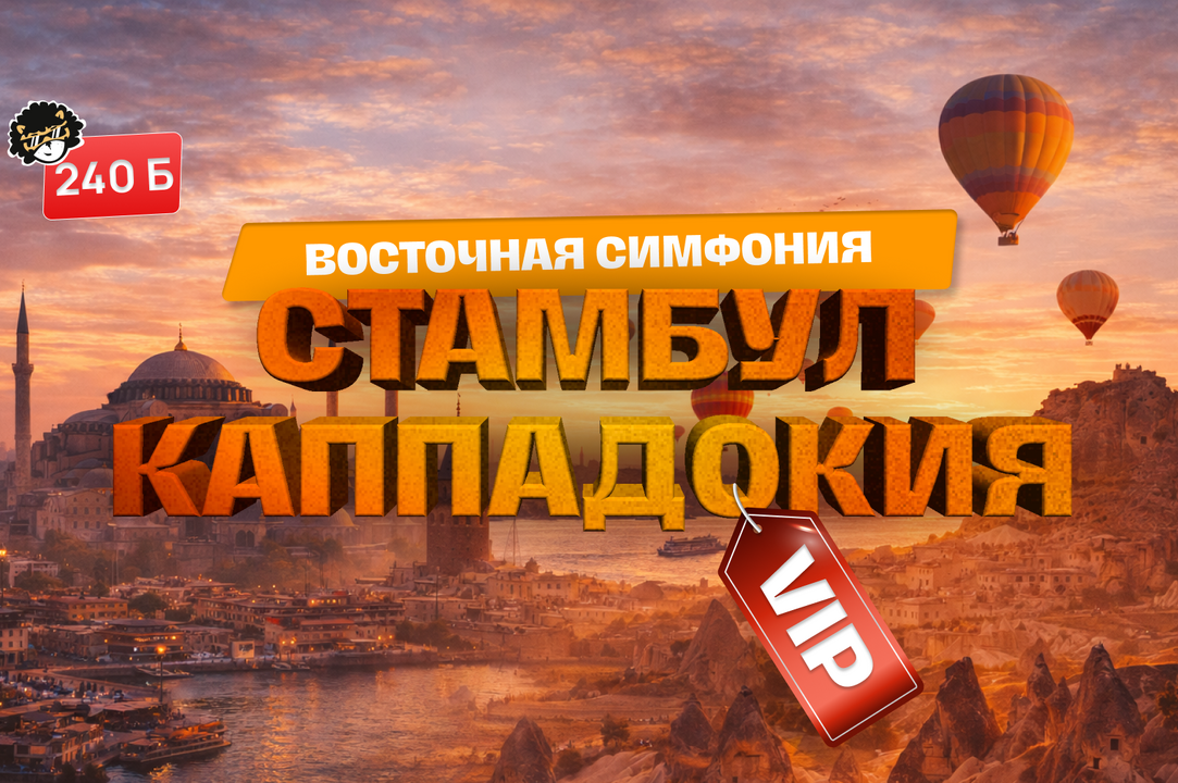ВОСТОЧНАЯ СИМФОНИЯ: СТАМБУЛ И КАППАДОКИЯ